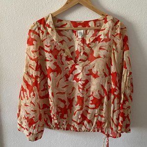 Diane Von Furstenburg Floral Blouse
